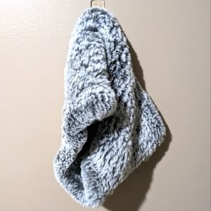 Genuine Rabbit Fur Neck Wrap